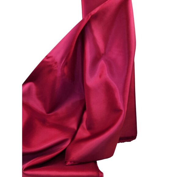 Rich Fuchsia Nylon Lining Fabric Sold Per Yard 42" Wide Smooth Lightweight - Picture 5 of 5